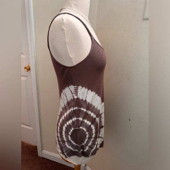 INC International Concepts tie dye tank w/beaded strap detail - Picture 5 of 8
